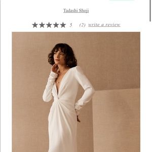 BHLDN Tadashi Shoji Dawson Gown. Size 14..
